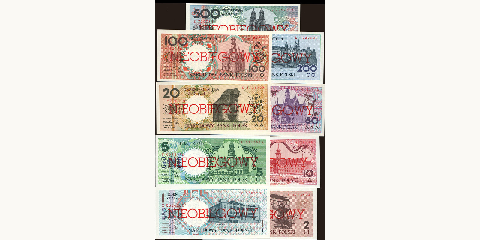 500 zlotych Poland 1990 — Front side