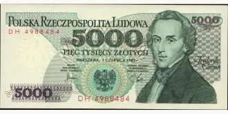 5000 zlotych 1982