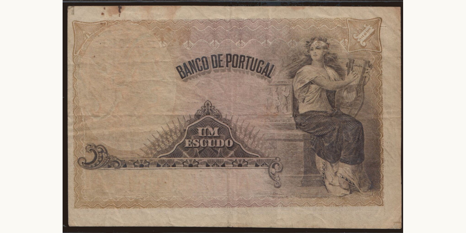 1 escudos Португалия 1917 — Оборотная сторона