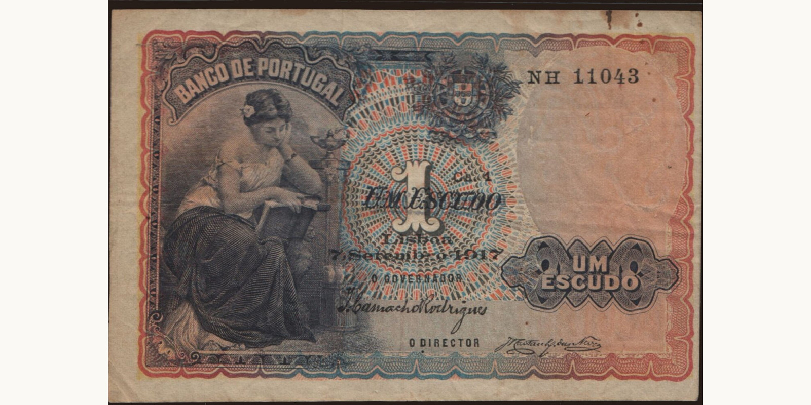 1 escudos 1917