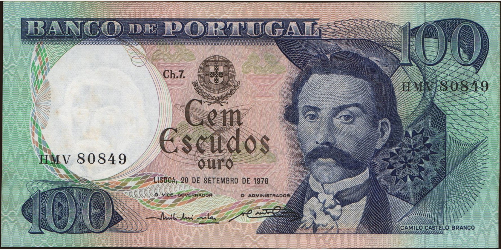 100 escudos 1978