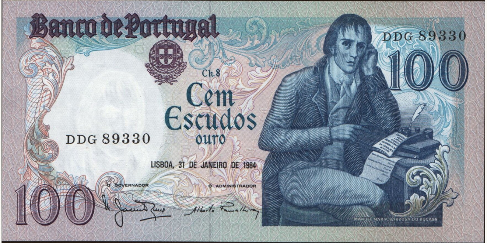 100 escudos 1984