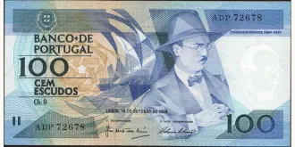 100 escudos 1986