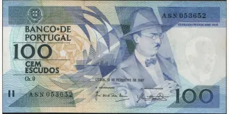 100 escudos 1987