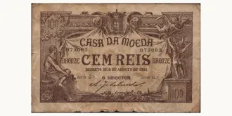 100 reis 1891