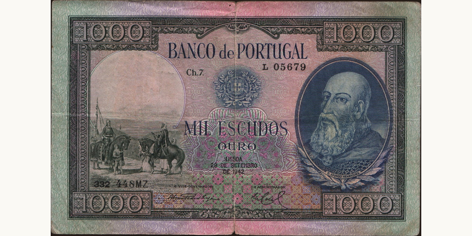 1000 escudos 1942