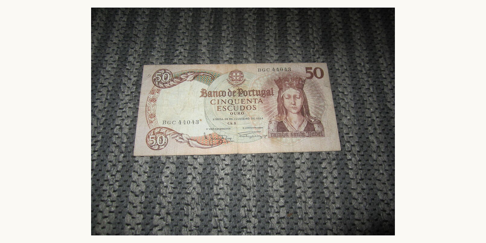 50 escudos Portugal 1964 — Front side