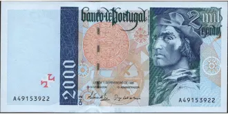 2000 escudos 1996