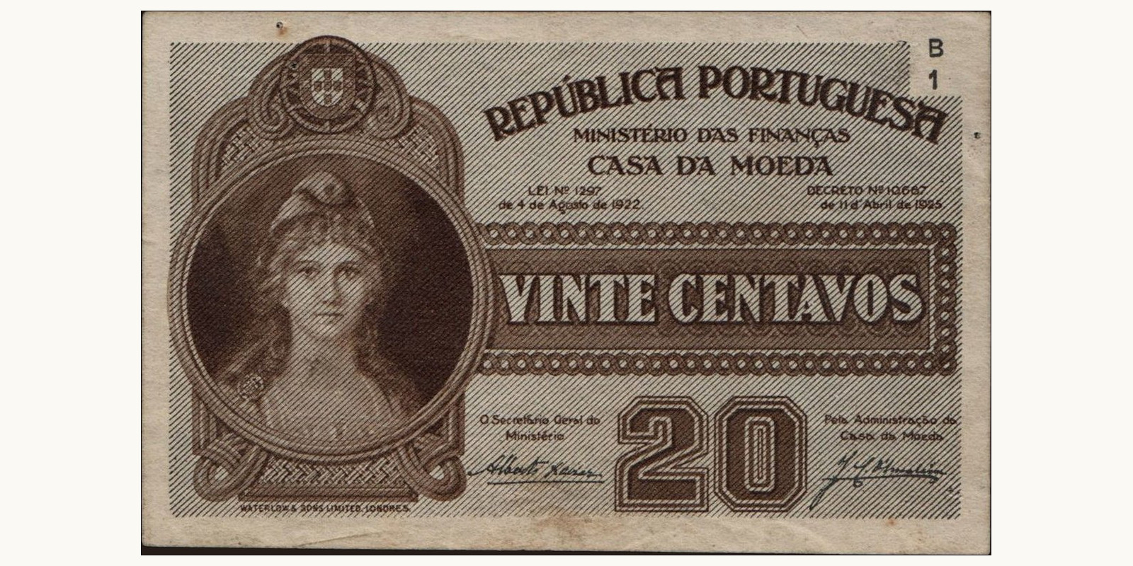 20 centavos 1922