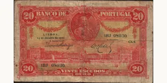 20 escudos 1925