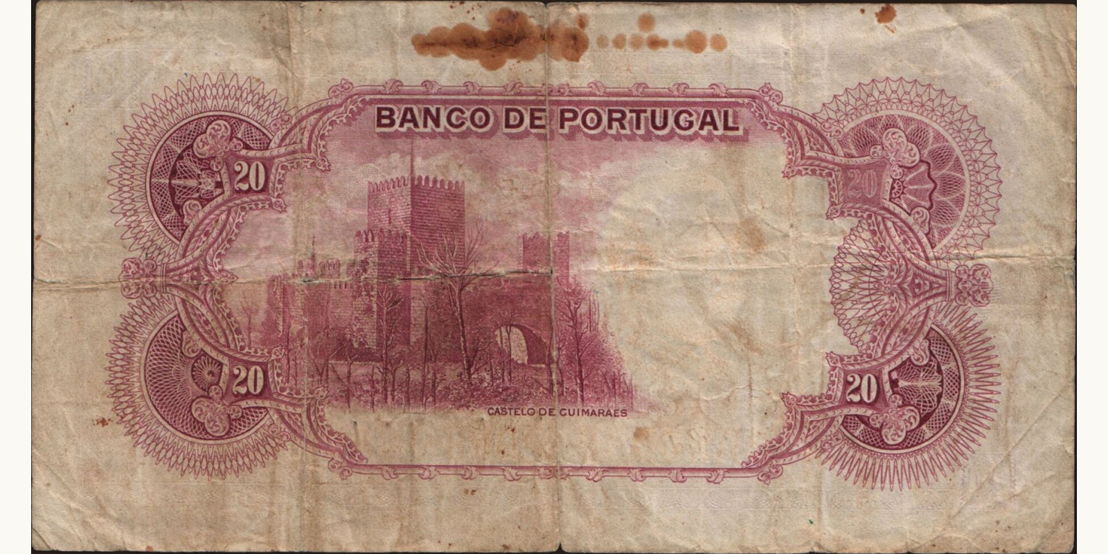 20 escudos Португалия 1935 — Оборотная сторона