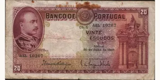 20 escudos 1935