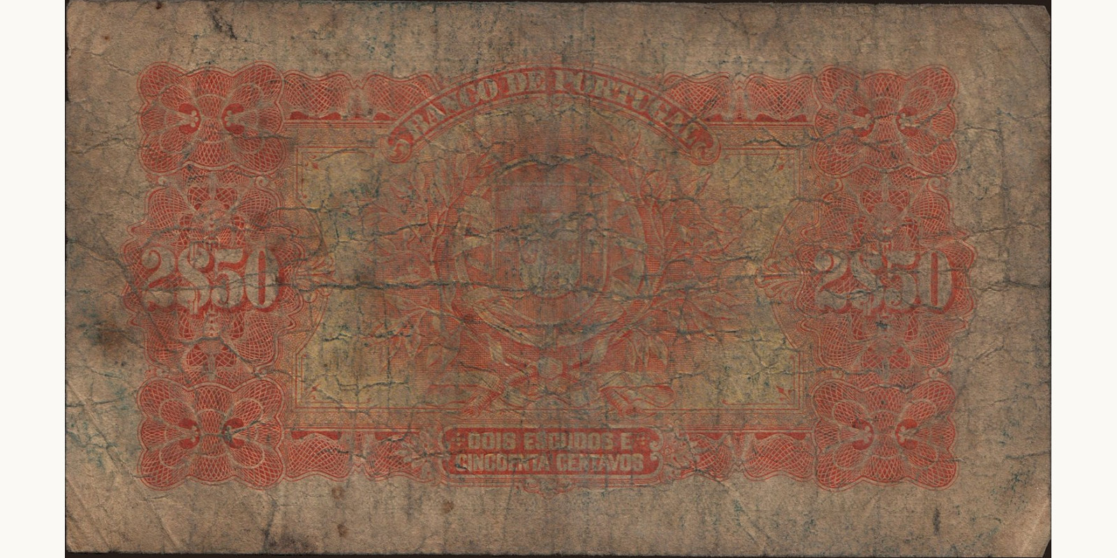 25 escudos Portugal 1925 — Back side