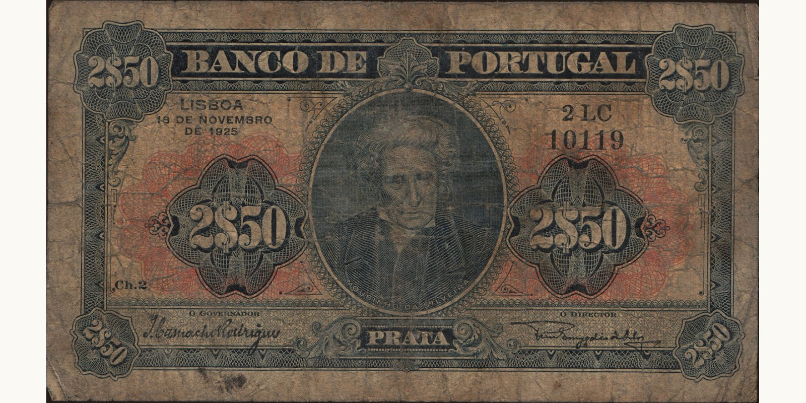 25 escudos Portugal 1925 — Front side