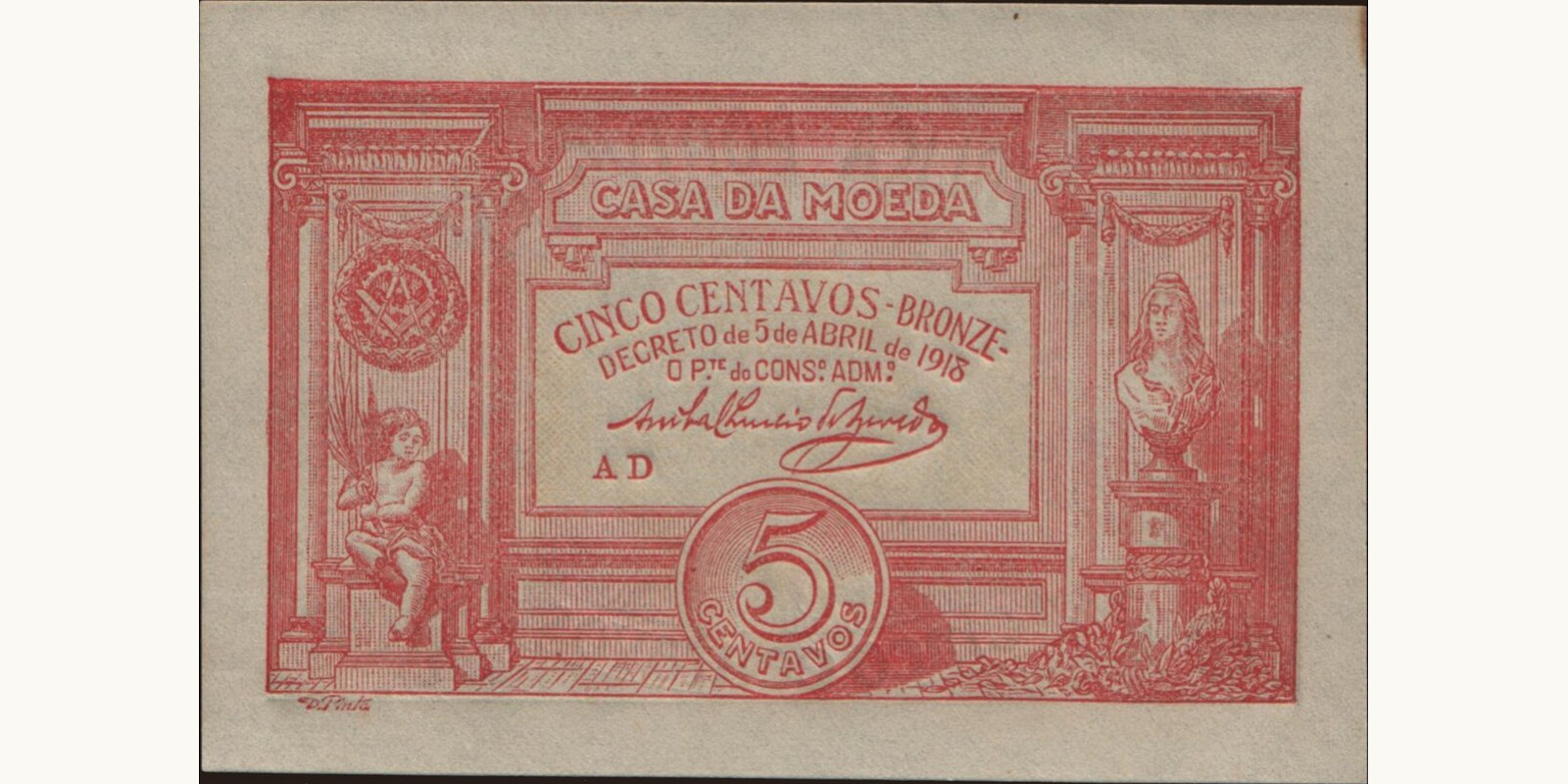5 centavos 1918
