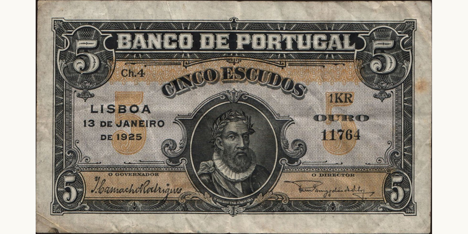 5 escudos 1925