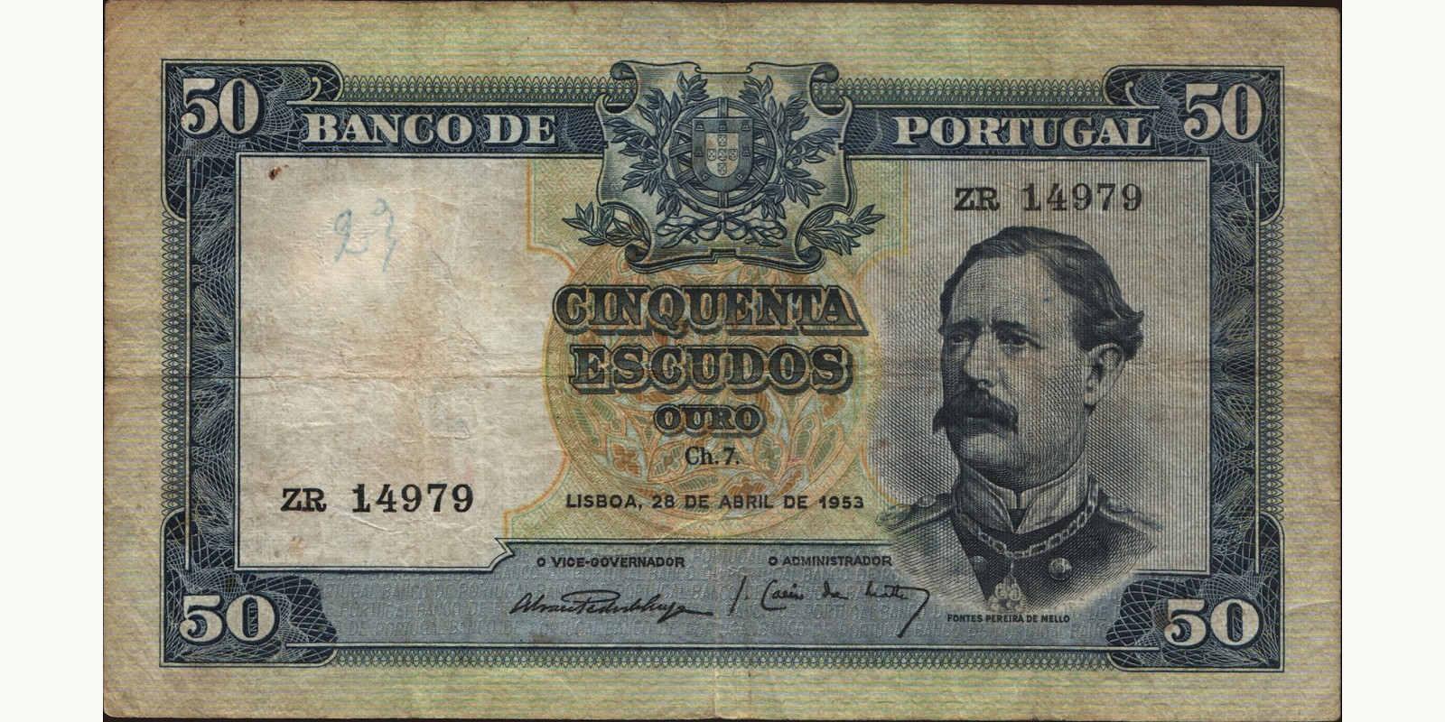 50 escudos 1953