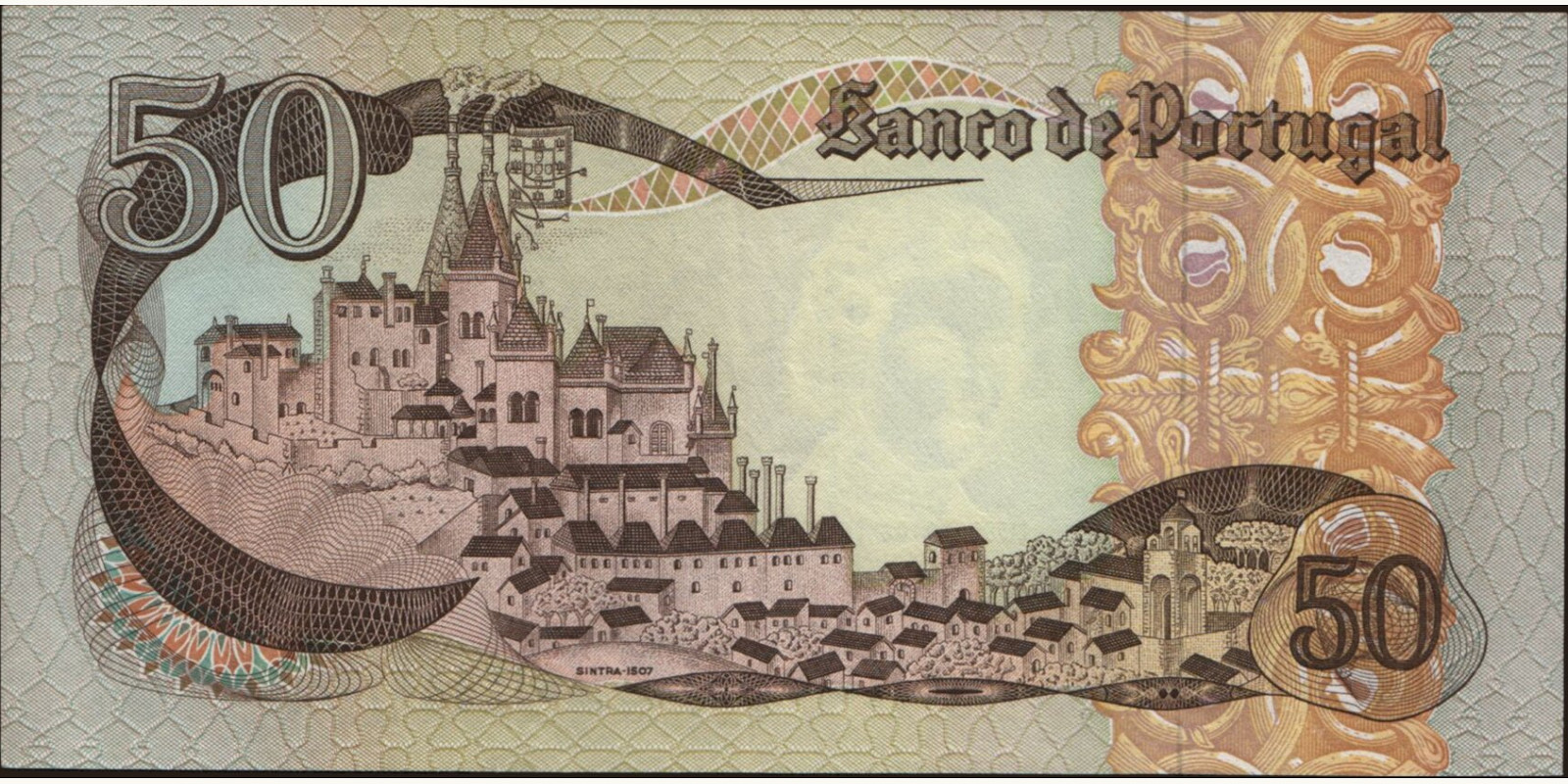 50 escudos Португалия 1980 — Оборотная сторона