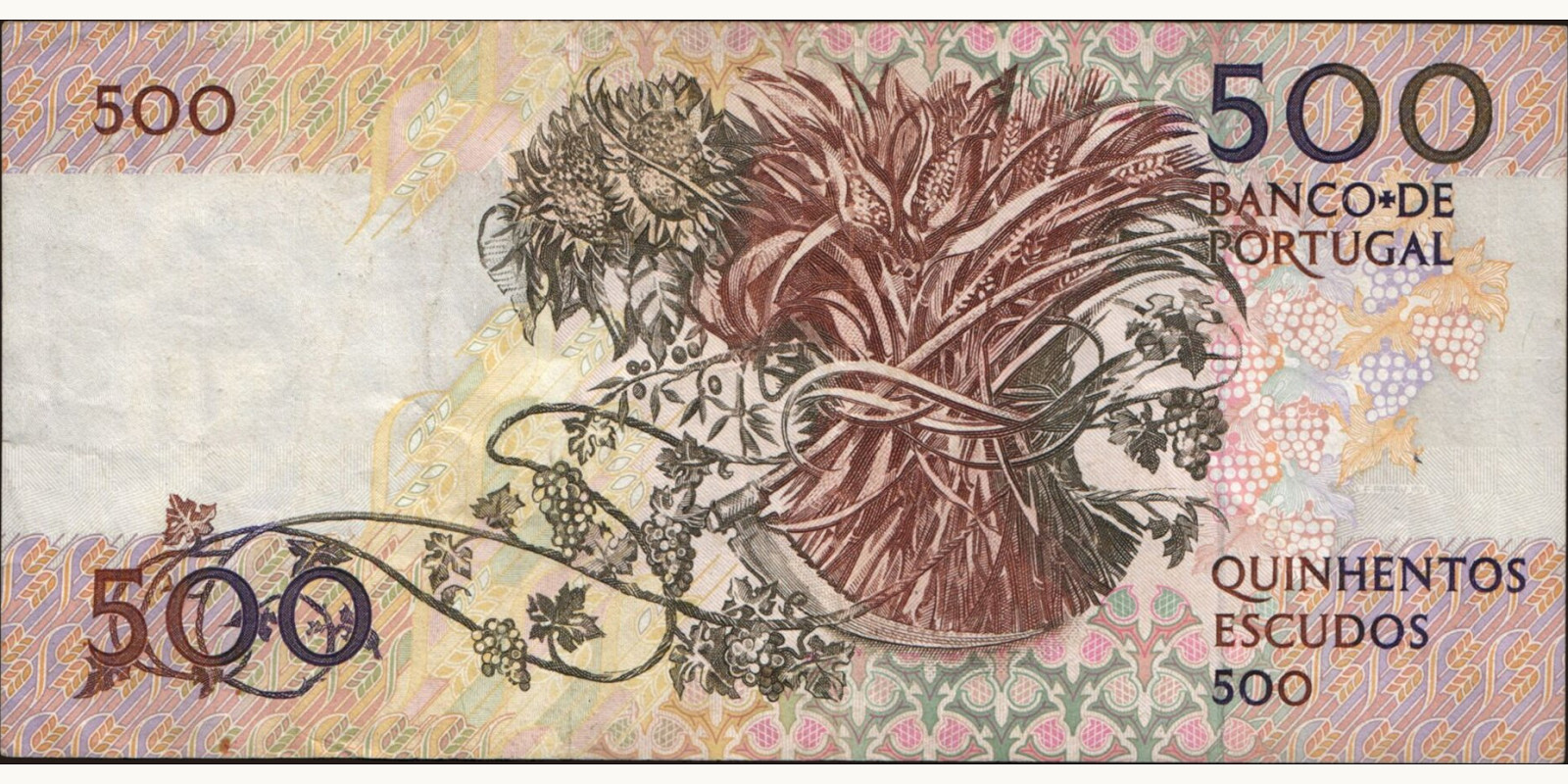 500 escudos Португалия 1988 — Оборотная сторона