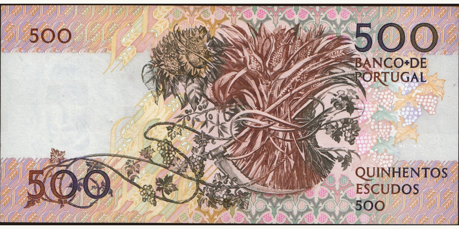 500 escudos Португалия 1992 — Оборотная сторона