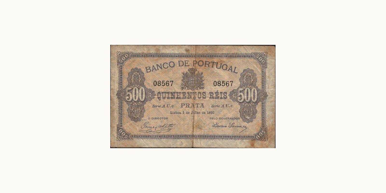 500 reis 1891
