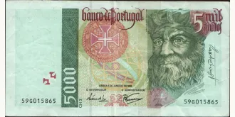 5000 escudos 1995