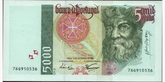 5000 escudos 1996