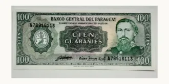 100 guaranies 1982