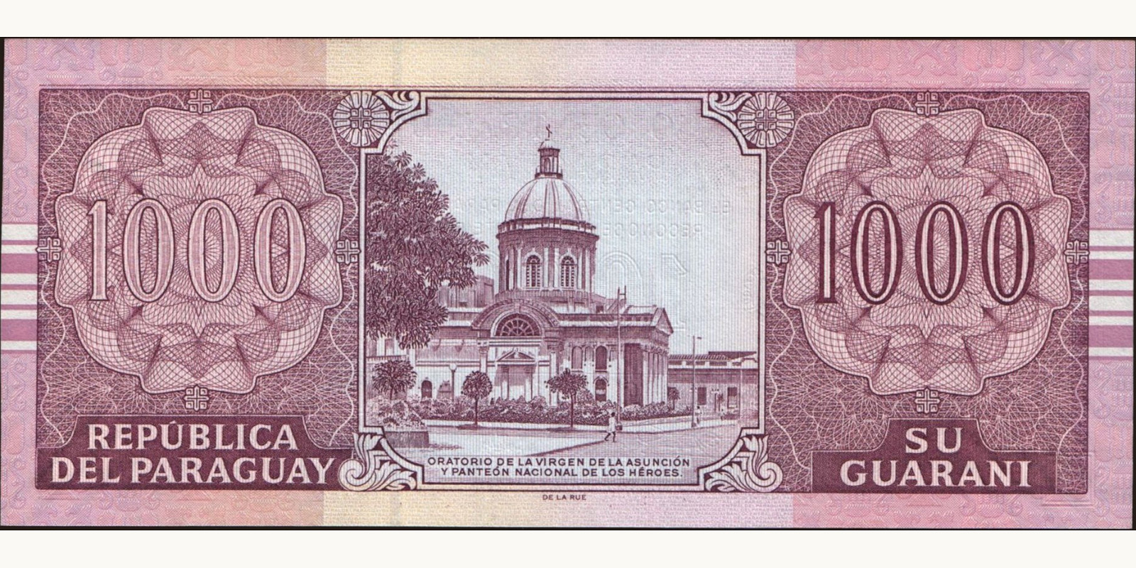 1000 guaranies Парагвай 2004 — Оборотная сторона