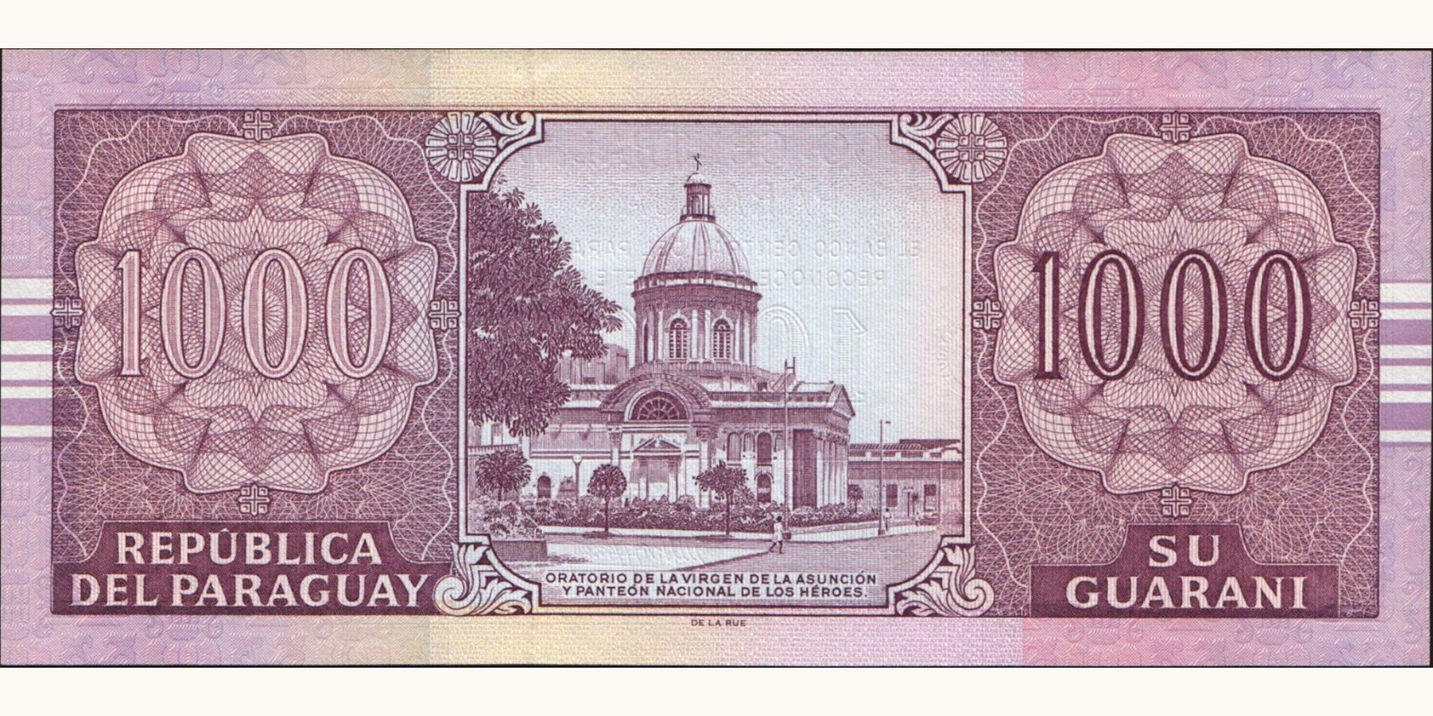 1000 guaranies Paraguay 2005 — Back side
