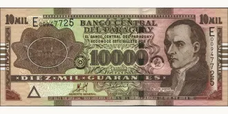 10000 guaranies 2008