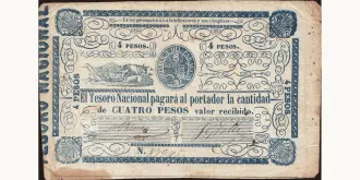 4 pesos 1865
