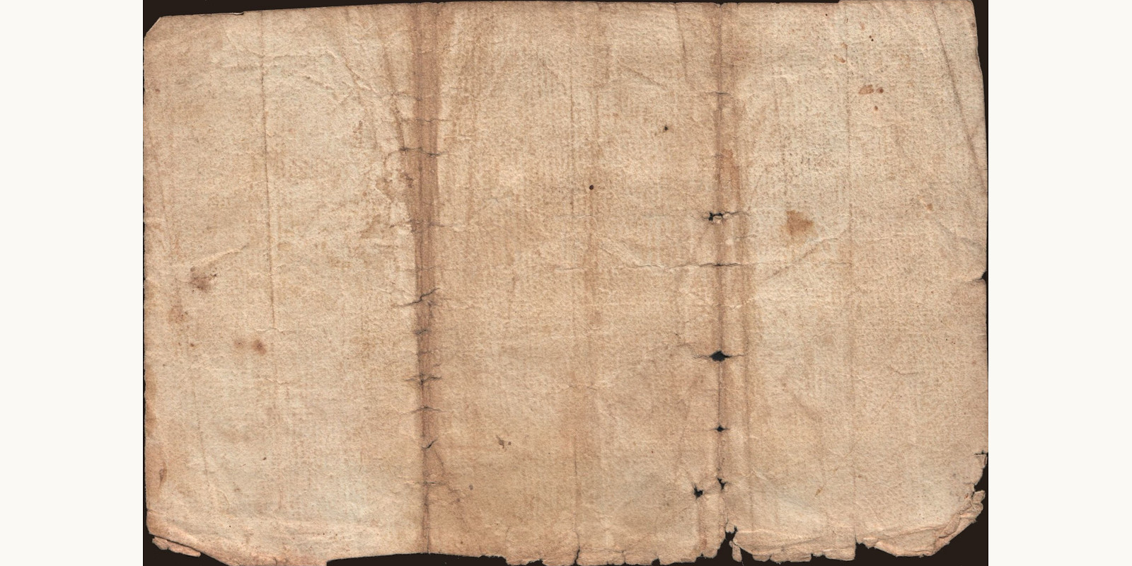 5 pesos Paraguay 1861 — Back side