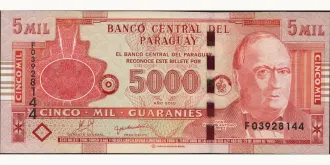 5000 guaranies 2010