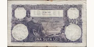 100 lei 1916