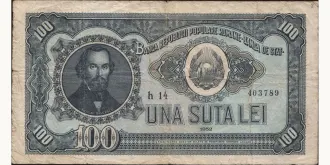 100 lei 1952