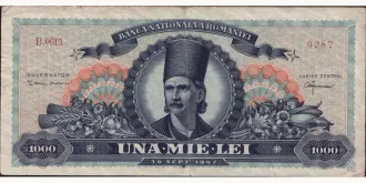 1000 lei 1947