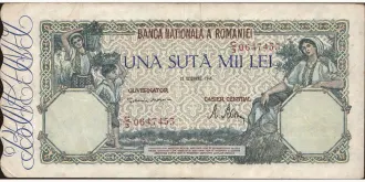 100000 lei 1945