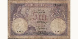 5 lei 1920