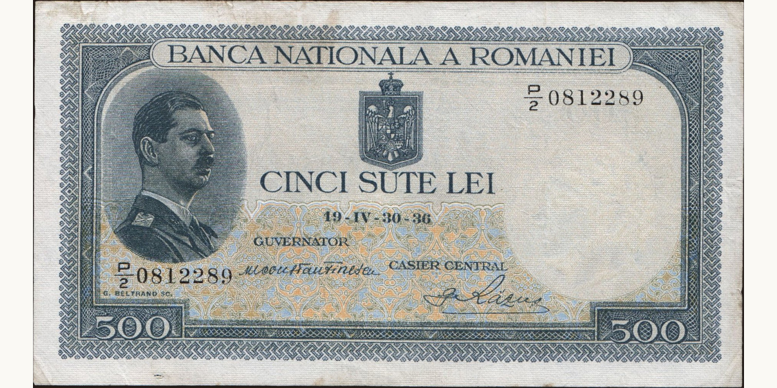 500 lei 1936