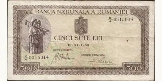 500 lei 1940