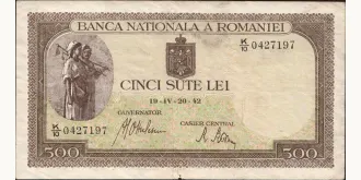 500 lei 1942