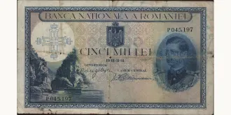5000 lei 1940