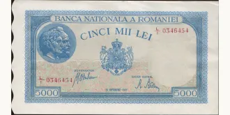 5000 lei 1943