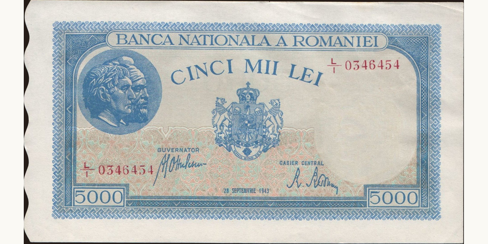 5000 lei 1943