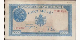 5000 lei 1944