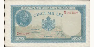 5000 lei 1945
