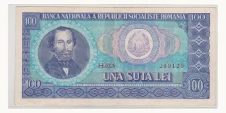 100 lei 1966