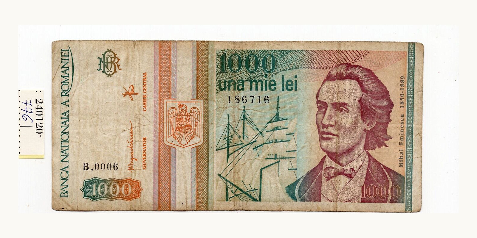 1000 lei 1993