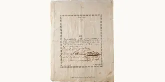 Ассигнация 100 рублей 1779